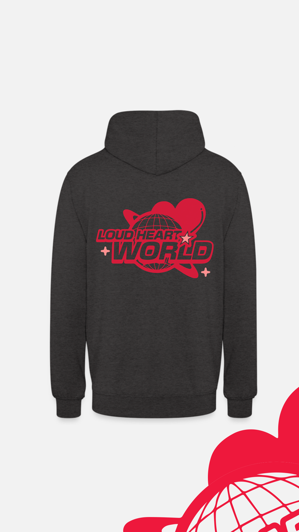 You Deserve The World Hoodie - Charcoal
