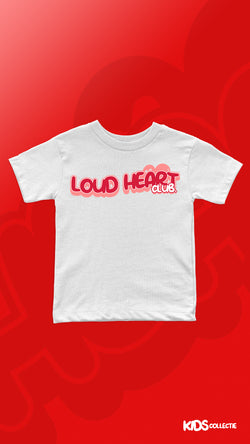 LOUD HEART CLUB KIDS - RED/PINK